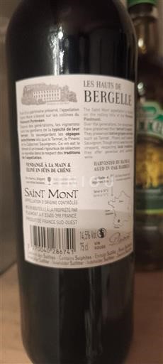 Sud-Ouest Saint-Mont Les Hauts de Bergelle Non Millésimé