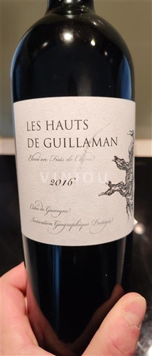 Jihozápad Côtes de Gascogne Les Hauts de Guillaman 2016