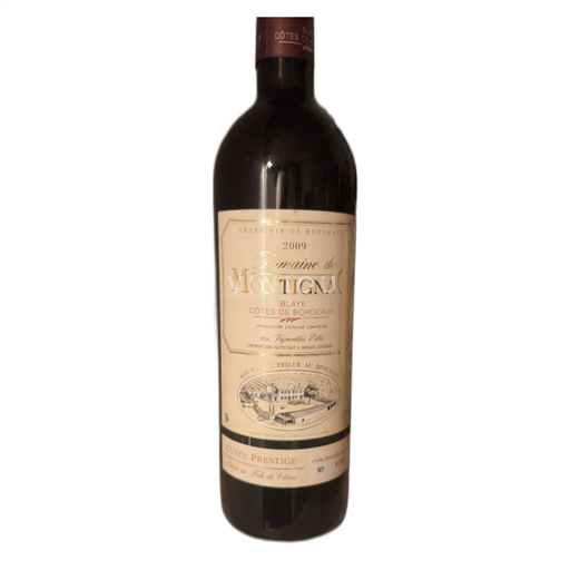 Bordeaux Blaye Château Montignac Prestige 2009
