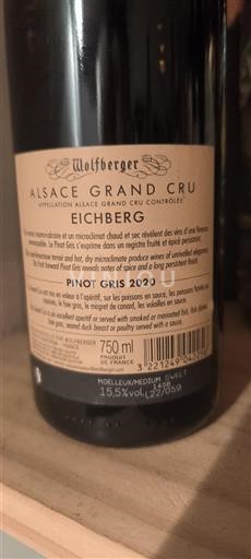Alsace Alsace Grand Cru Grand Cru Wolfberger Eichberg 2020