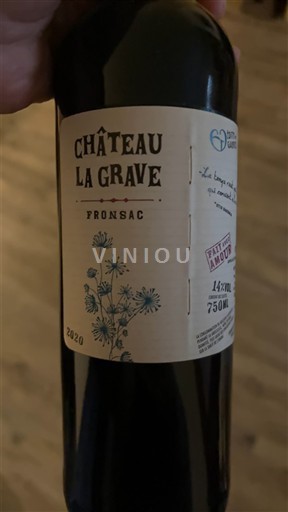 Bordeaux Fronsac Château La Grave 2020