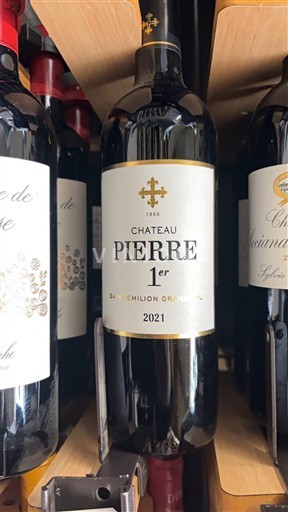 Bordeaux Saint-Émilion Grand Cru Grand Cru Château Pierre 1er 2021