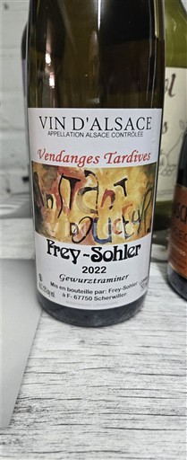 Alsace Frey-Sohler Vendanges tardives gewurztaminer 2022