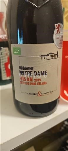 Rhônen laakso Määrittelemätön Domaine Notre Dame 2019