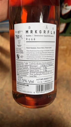 Baden Không được chỉ định MRKGRFLR 2024