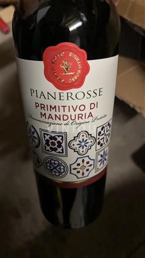 Apulia Primitivo di Manduria Pianerosse 2023