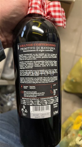 Puglia Primitivo di Manduria Grande Corterosso 2022