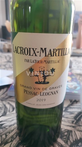 Bordeaux Pessac-Léognan Lacroix-Martillac 2019