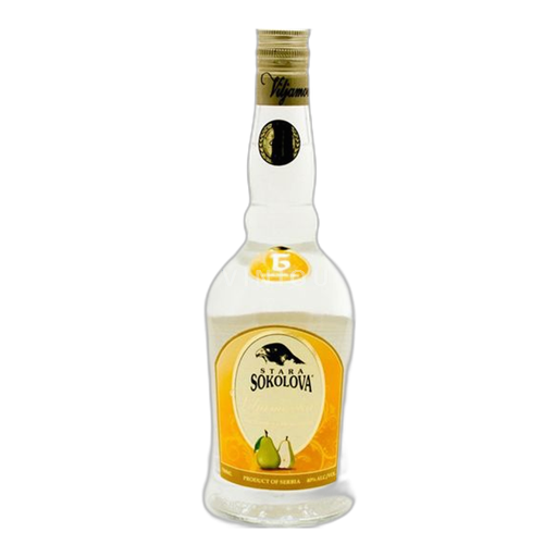 Rượu Brandy Chung chung Stara Sokolova Williams Pear Brandy Halsinco Limited  Serbia Zlatibor