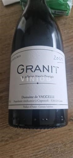 Korsika Ajaccio Domaine Vaccelli Granit 2019