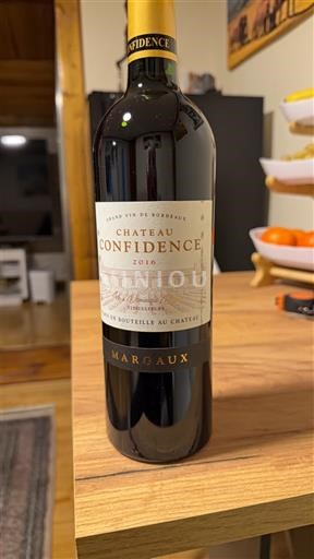 Bordeaux Margaux Château Confidence 2016