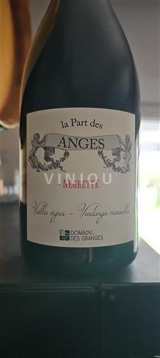 Údolí Loiry Anjou Domaine Des Granges La Part des Anges 2022