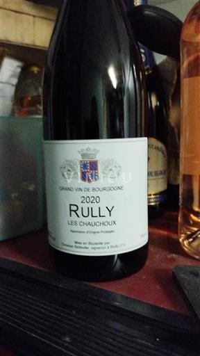 Borgoña Rully Domaine BELLEVILLE Les Chauchoux 2020