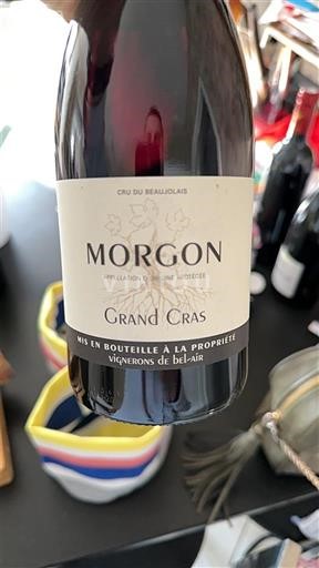 Beaujolais Morgon Vignerons de Bel Air Grands Cras Ikke årgangsbestemt