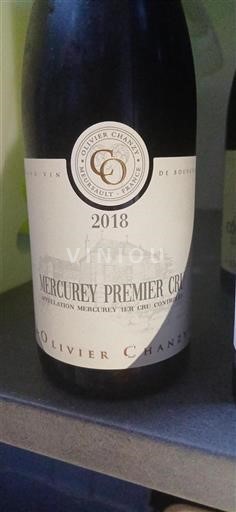 Borgoña Mercurey Premier Cru Domaine Olivier Chanzy 2018