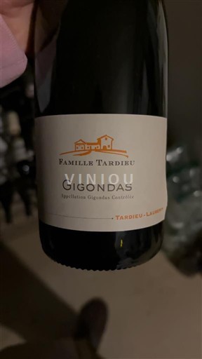 Rhônen laakso Gigondas Famille Tardieu 2022