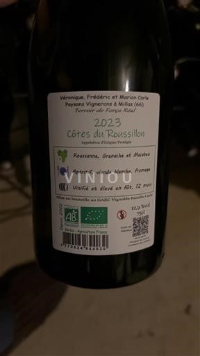 Roussillon Côtes-du-Roussillon Véronique et Frédéric Carle 2023