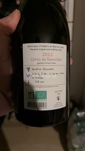 Roussillon Côtes-du-Roussillon Véronique et Frédéric Carle Marion 2022