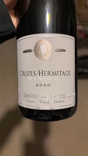 Thung lũng Rhône Crozes-hermitage Les Vins de Vienne 2020