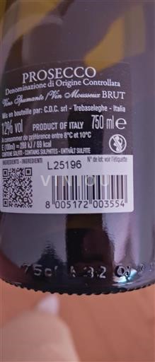 Vêneto Prosecco C.D.C. srl Não Sazonado