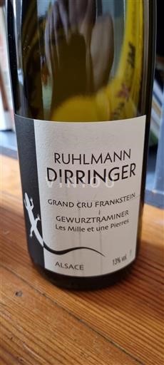 Alsace Gewurztraminer Grand Cru Ruhlmann Dirringer Les Mille et une Pierres 2022