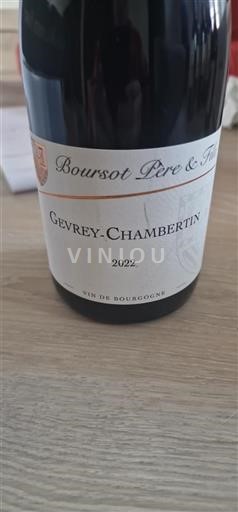 Bourgondië Gevrey-Chambertin Boursot Père & Fils 2022