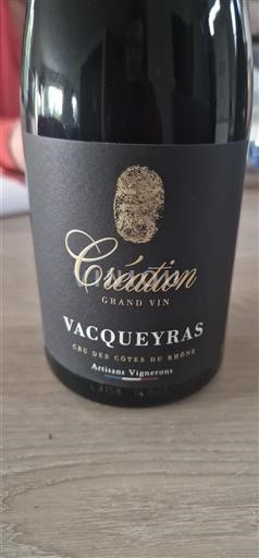 Thung lũng Rhône Vacqueyras Création 2021