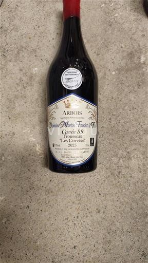 Jura Arbois Domaine Martin Faudot & Fils Trousseau Les Corvées 2023
