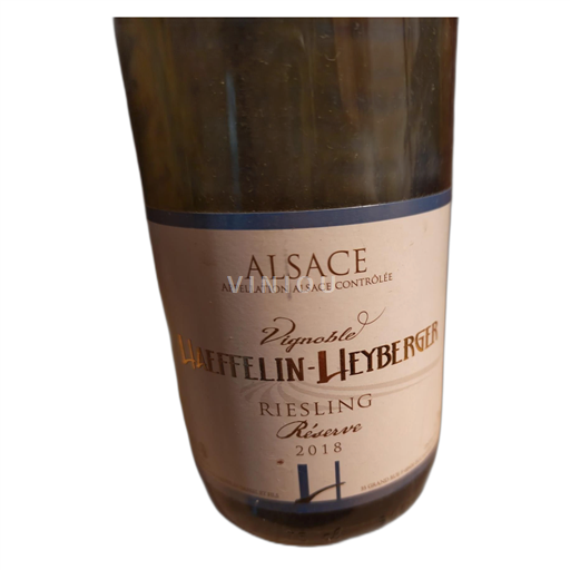 Elzas Riesling Domaine Haeffelin Heyberger Réserve 2018