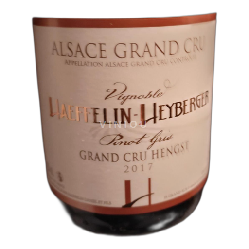 Alsasko Rulandské šedé Haefflin Heyberger Grand Cru Hengst 2017