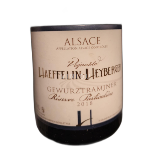 Alsacia Gewurztraminer Haefflin Heyberger Reserve particulière 2018