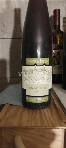 Alsace Alsace Grand Cru Domaine Bouxhof Pinot Noir 2010