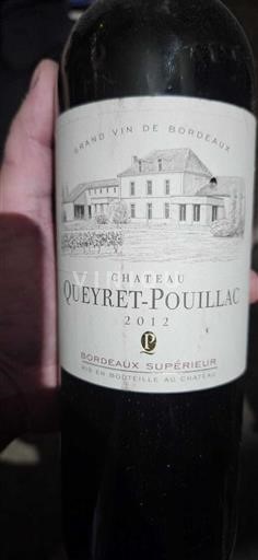 Bordeaux Bordeaux Supérieur Chateau Queyret-Pouillac 2012