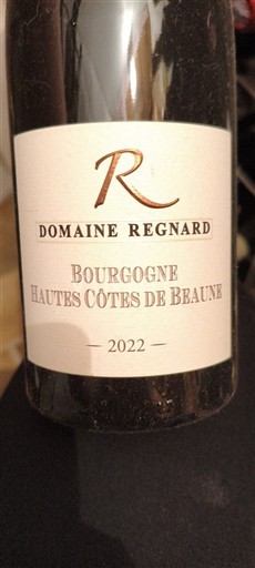 Burgund Nicht spezifiziert Domaine Regnard 2022