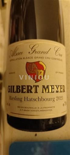 Alsace Ikke specificeret Grand Cru Gilbert Meyer Riesling Hatschbourg 2021