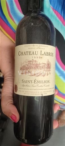 Bordéus Saint-Émilion Château Labrie 1999