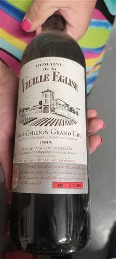 Bordeaux Saint-Émilion Grand Cru La vieille église 1999