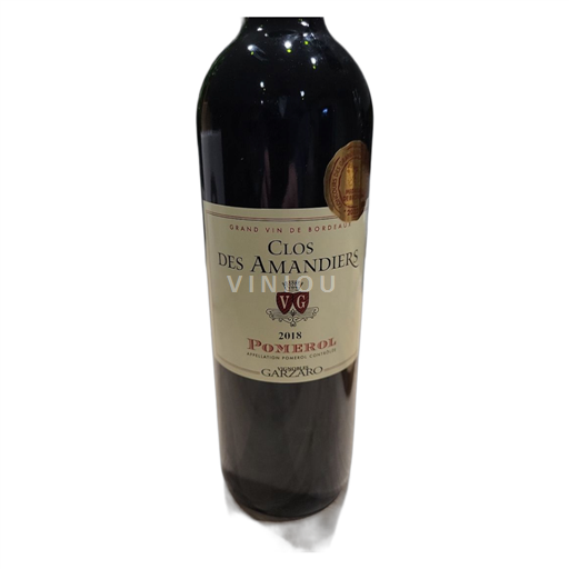 Bordeaux Pomerol Vignoble Garzaro Clos des Amandiers 2018