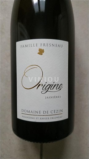 Údolí Loiry Jasnières Domaine Cézin Origine 2023