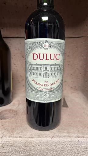 Bordeaux Saint-Julien Château Branaire-Ducru Duluc 2016