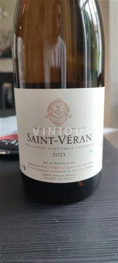 Burgundsko Saint-Véran Les Vins Christian Collovray Et Jean-luc Terrier 2023