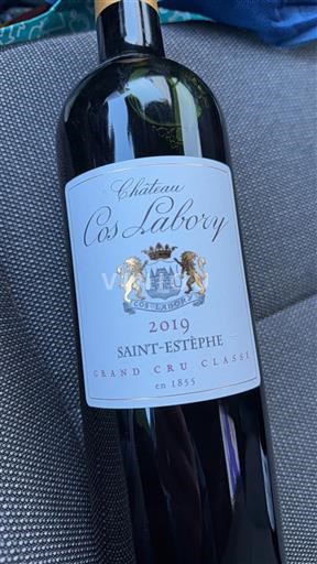 Bordeaux Saint-Estèphe Grand Cru Château Cos Labory 2019