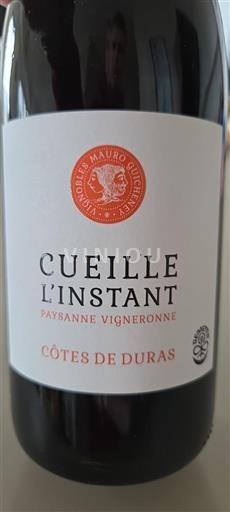 Lounais-Ranska Côtes-de-duras Vignobles Mauro Guicheney Cueille l'Instant Ei vuosikertaa