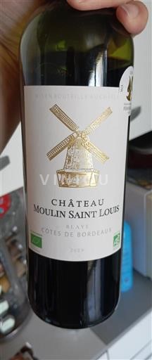 Burdeos Blaye-Côtes de Burdeos Château Moulin Saint Louis 2019