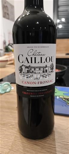 Bordeaux Canon-Fronsac Château Caillou 2019