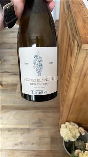 Borgoña Pouilly-fuissé Thibert Vignes Blanches 2018
