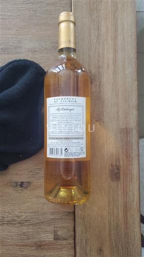 Sudoeste Pacherenc-du-vic-bilh Vignerons Du Vic Bilh Les Ombrages 2016