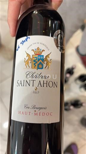 Bordeaux Haut-Médoc Cru Bourgeois Château Saint Ahon 2013