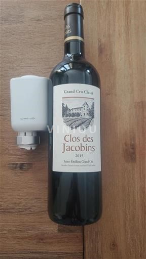 Bordeaux Saint-Émilion Grand Cru Clos des Jacobins 2015