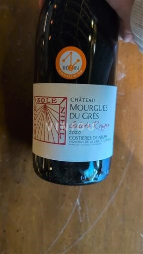 Vallée du Rhône Costières-de-nîmes Mourgues du gres Galets Rouges 2020